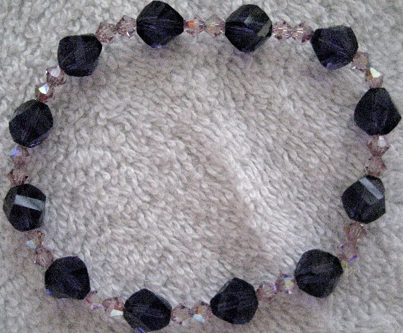 Purple Swarovski Bracelet